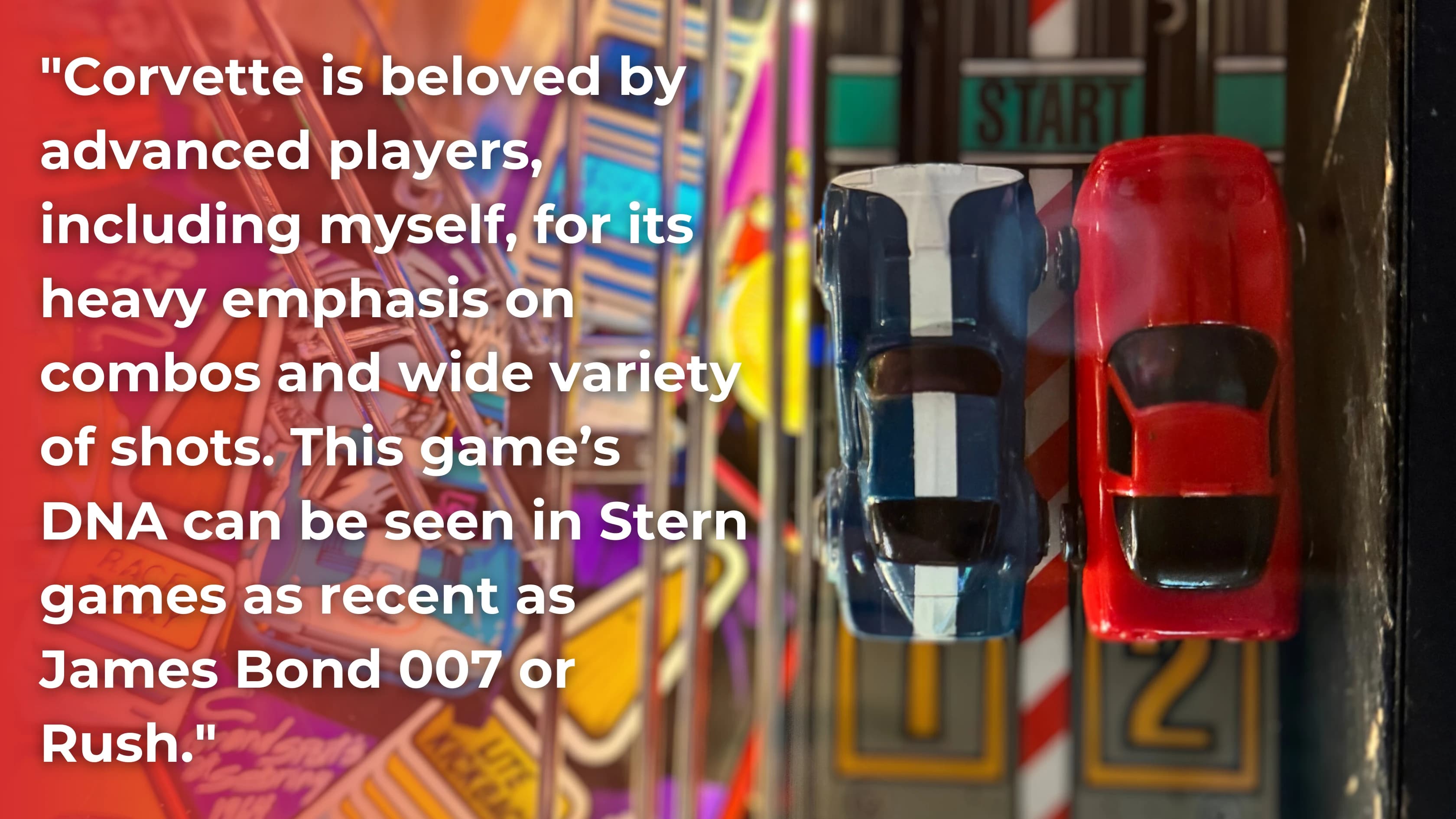 corvette pinball is beloved by advanced players