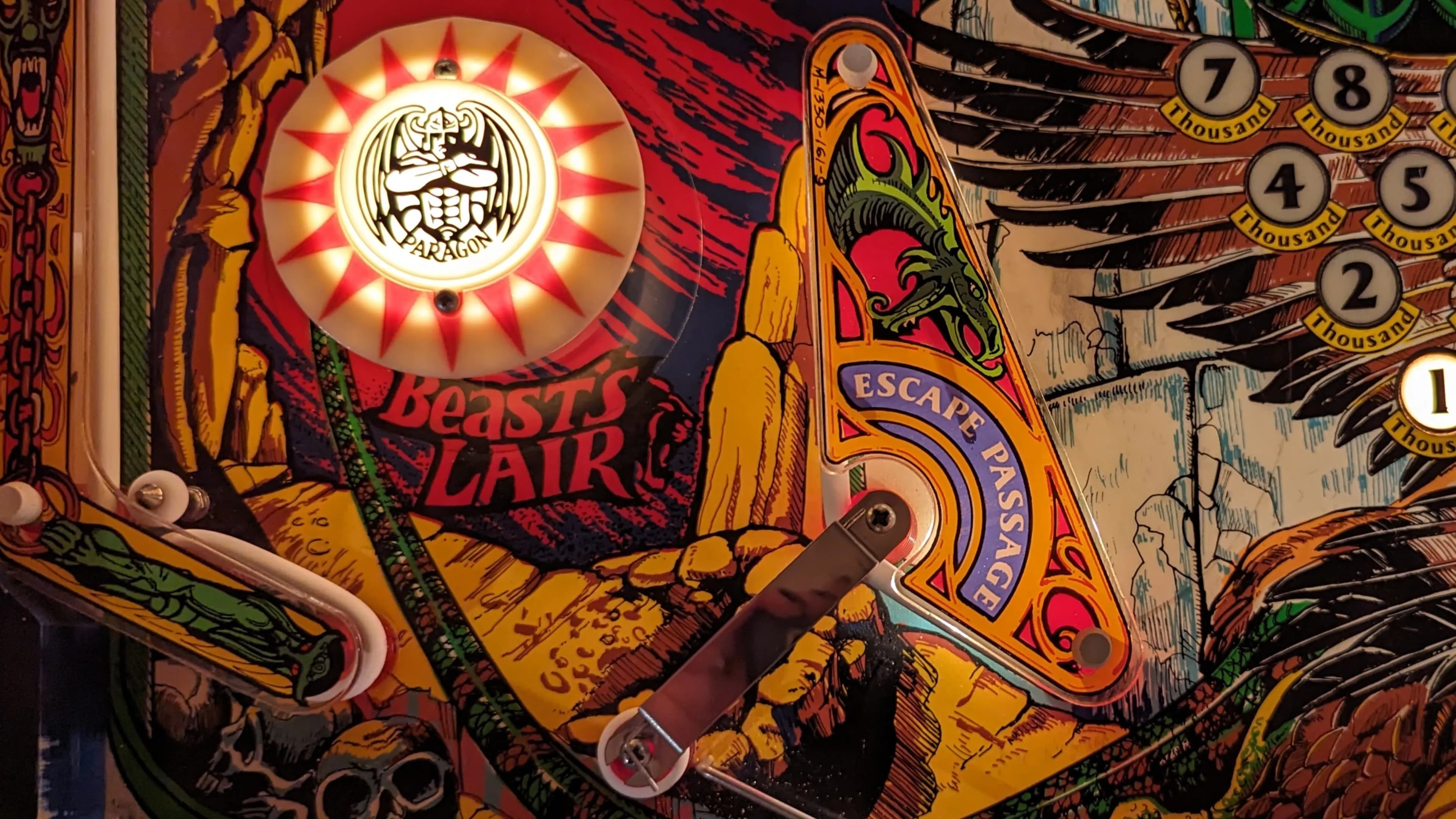 the beast's lair paragon pinball