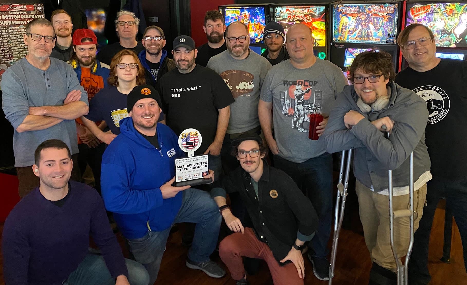 pinball tournament MA state champion