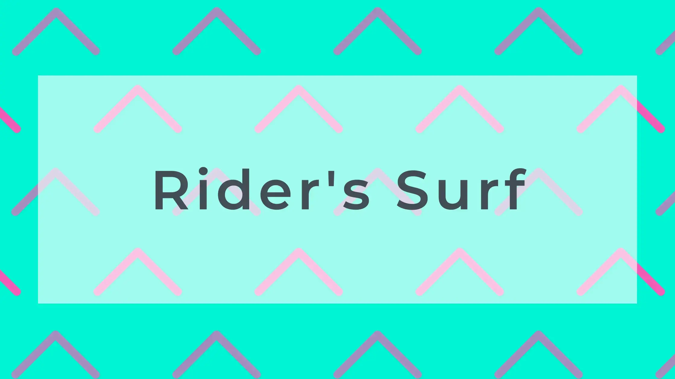 Rider's Surf