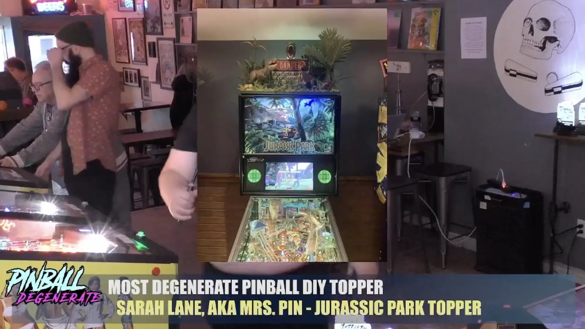 pinball degen awards diy topper