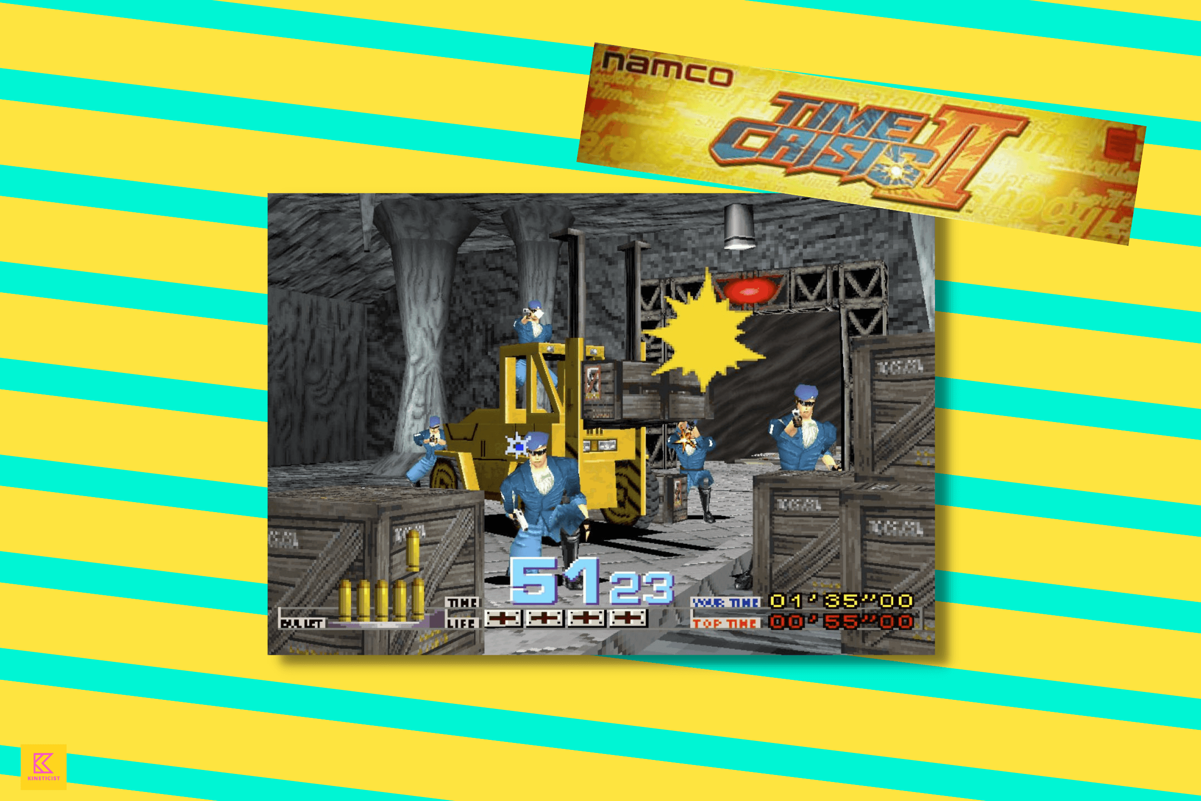 time crisis II 90s arcade game