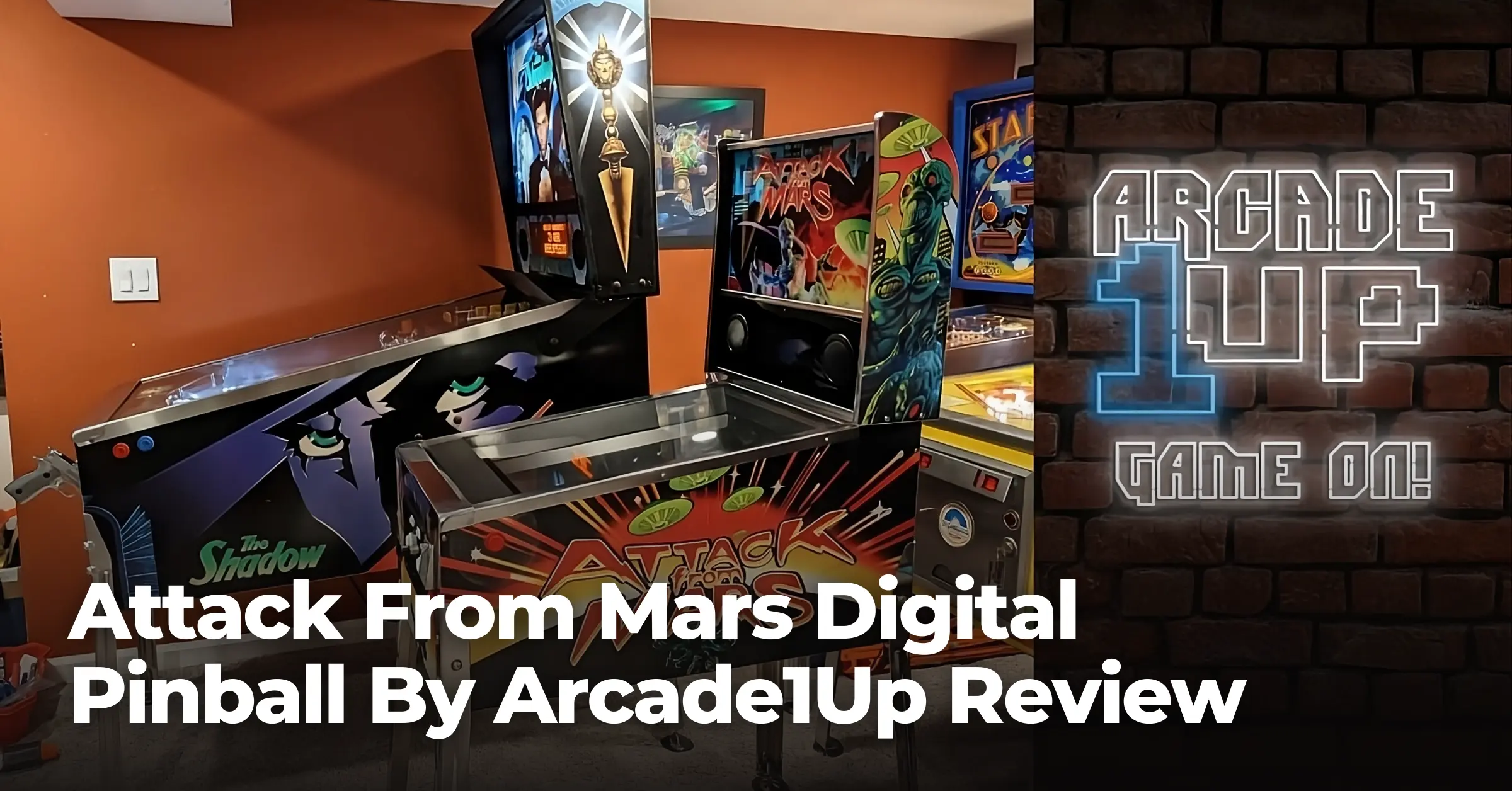 Attack From Mars Digital Pinball By Arcade1Up Review