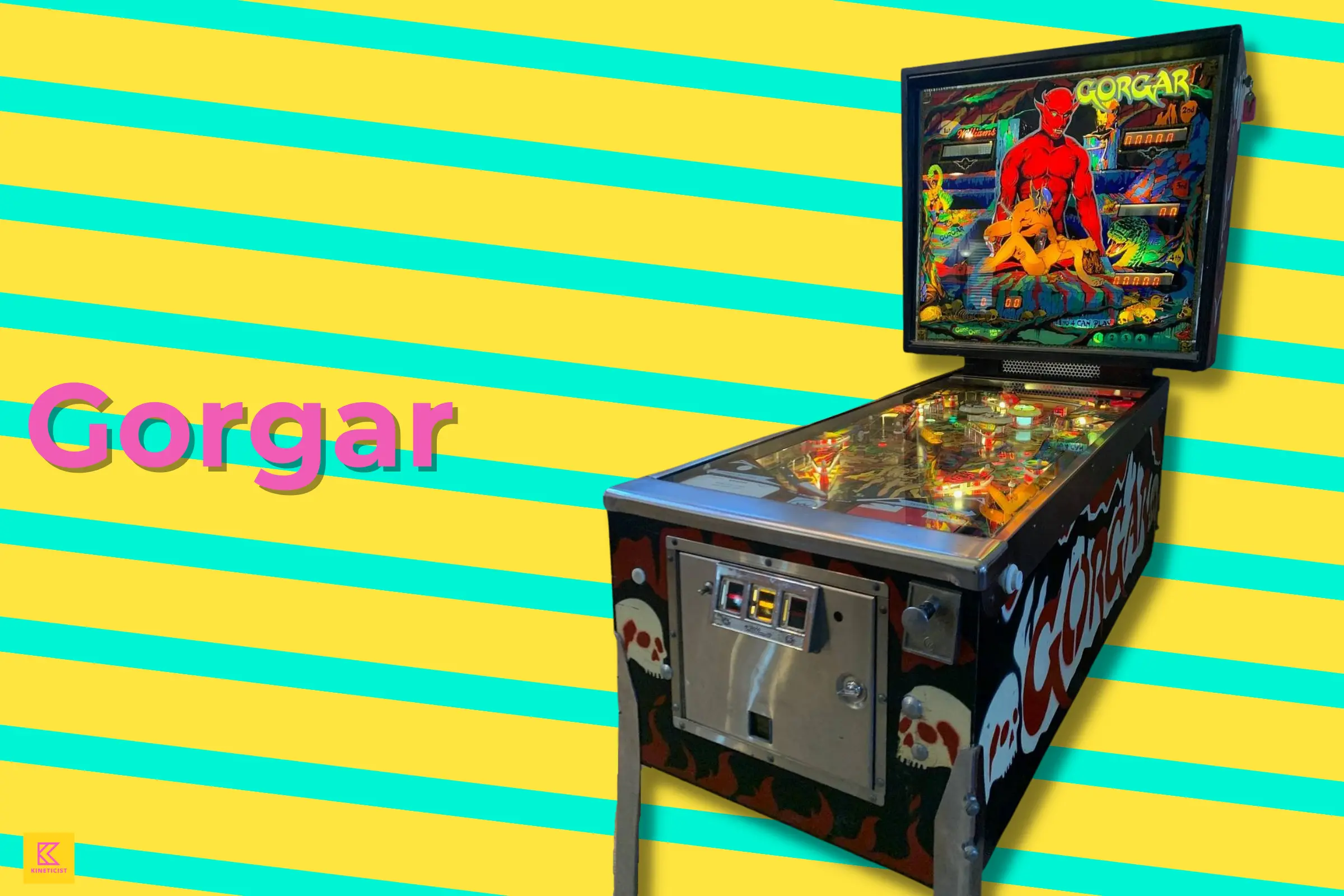 cheap used pinball machine gorgar