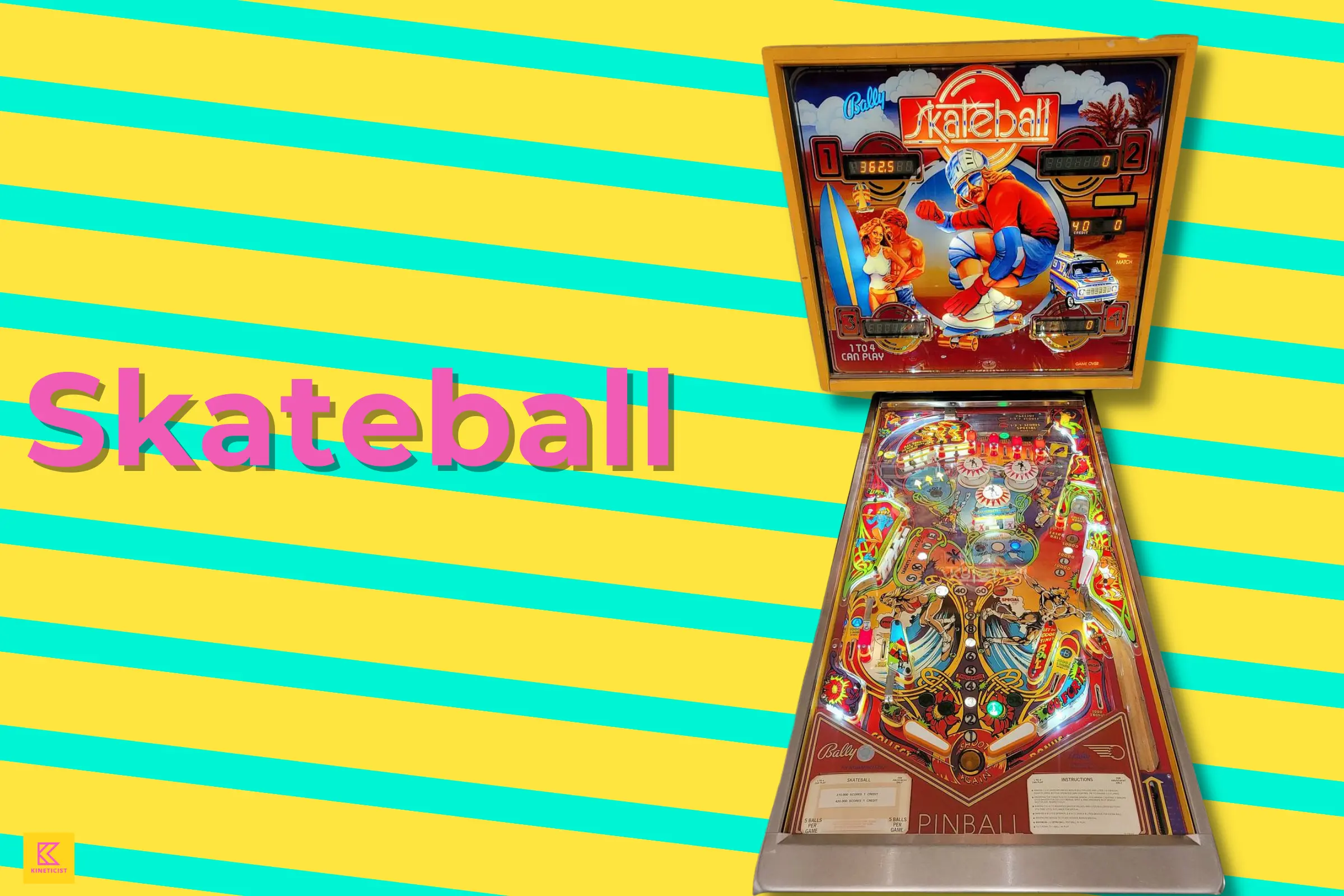 top cheap used pinball machines bally skateball
