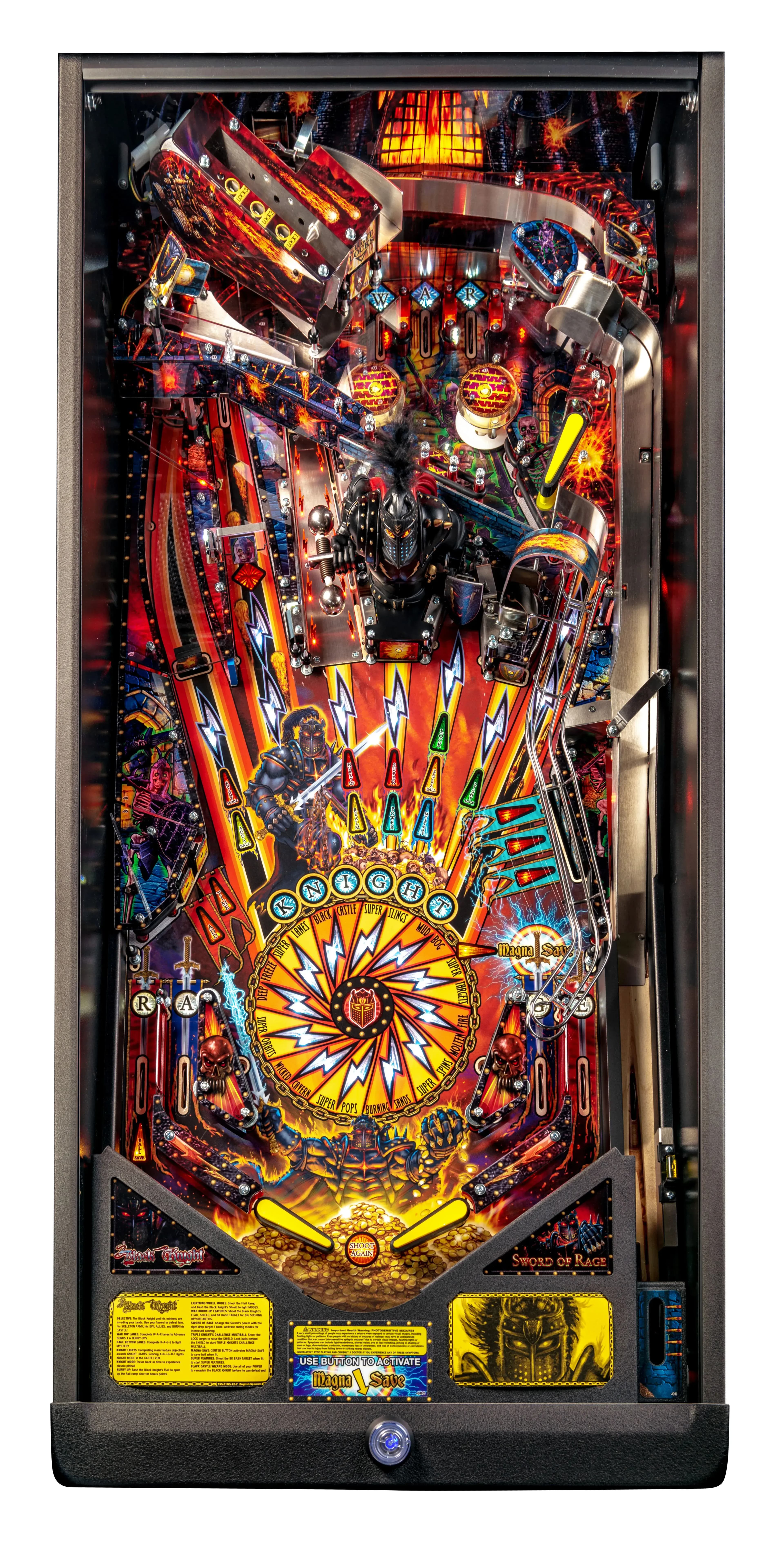 black knight sword of rage playfield
