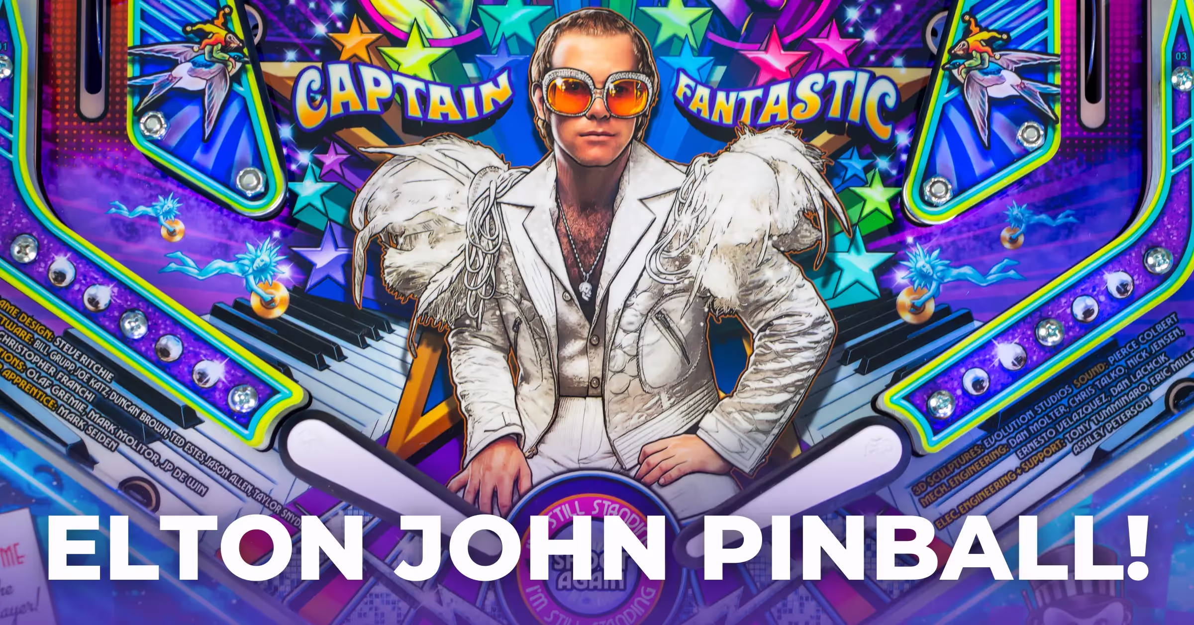 Elton John is the Next Jersey Jack Pinball Machine (Photos, Rules & More!)