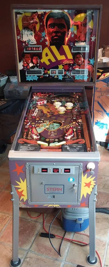 80s pinball machine ali stern electronics