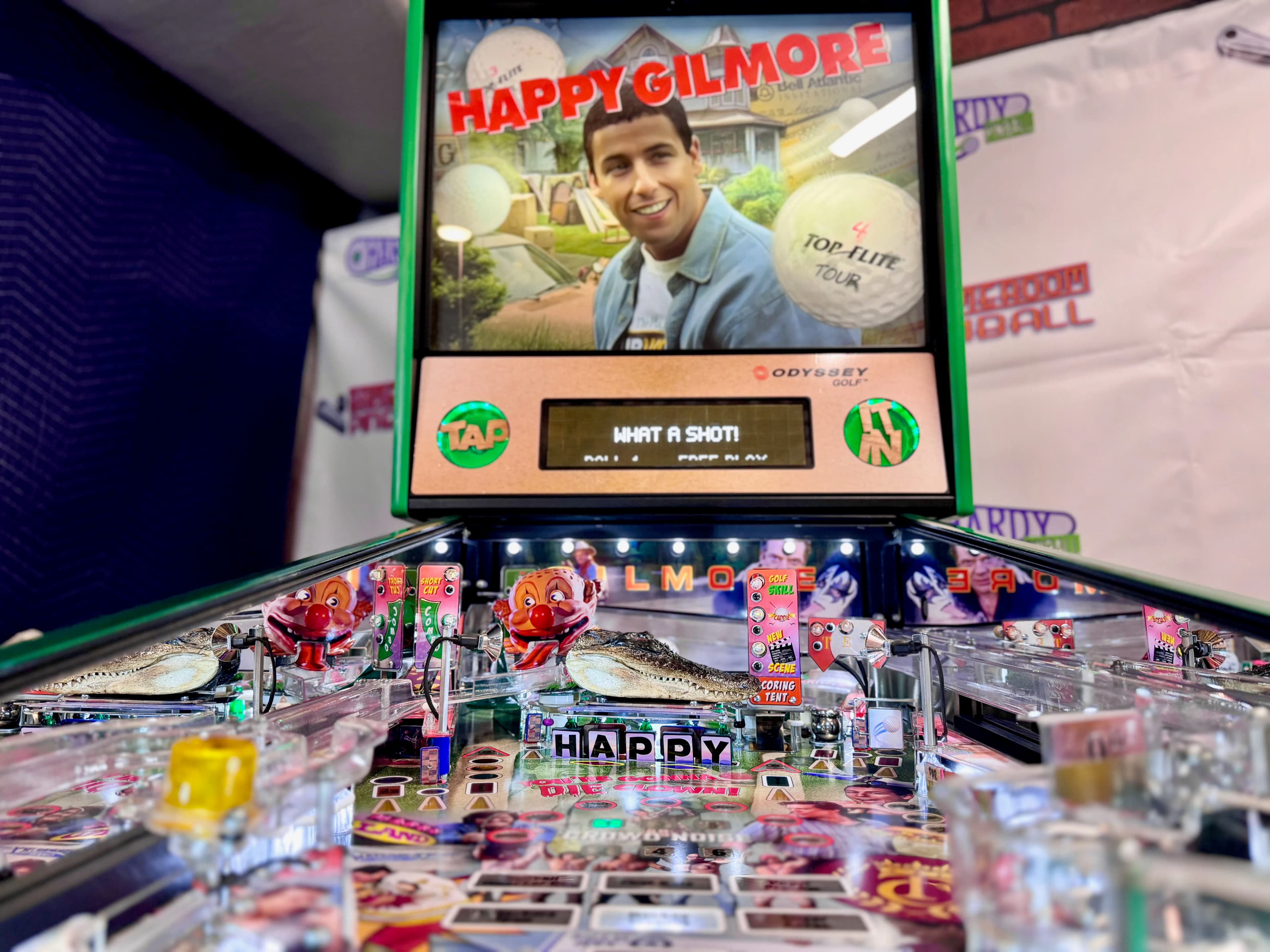 what a shot happy gilmore pinball