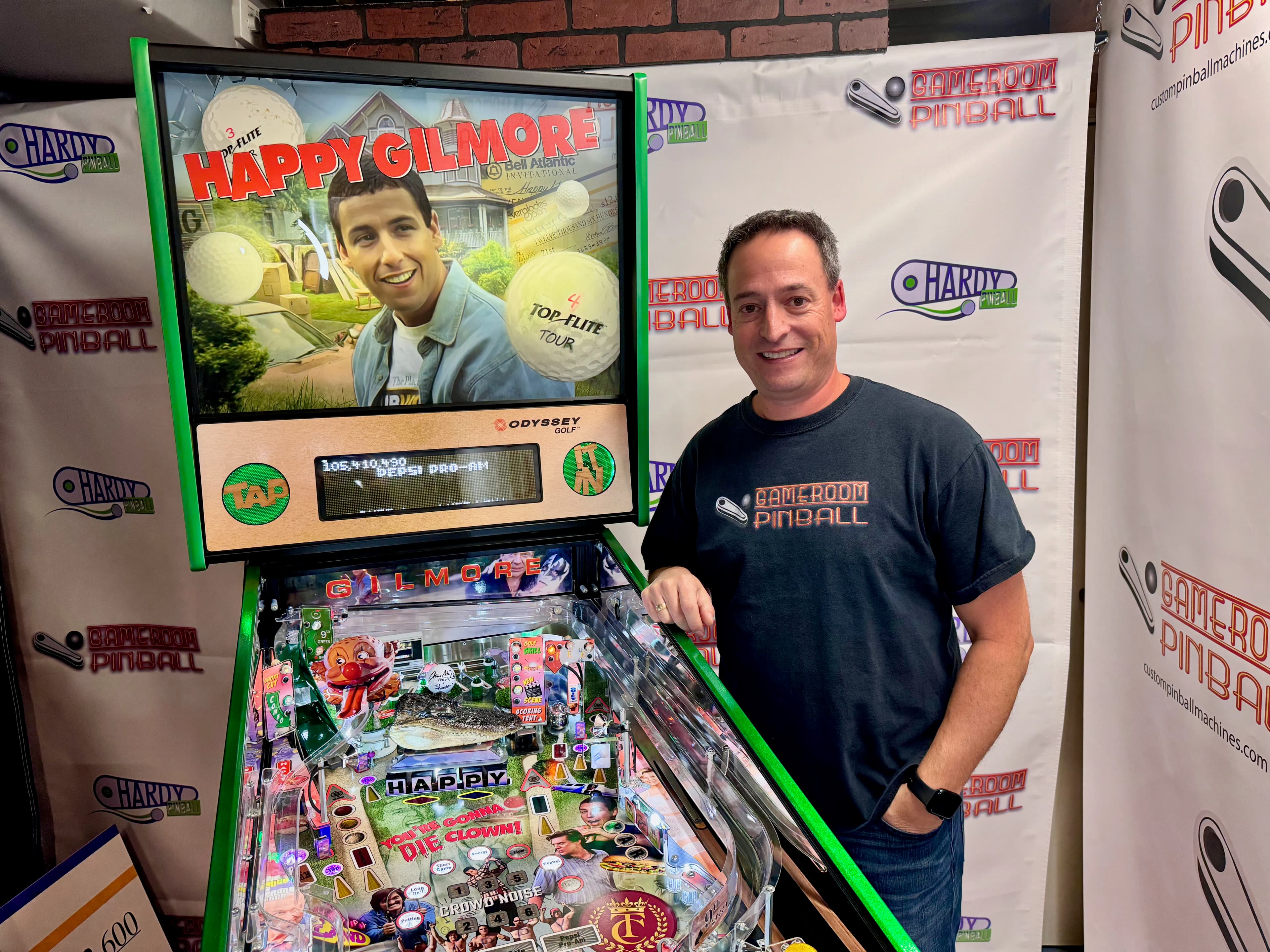 brian soares gameroom pinball happy gilmore