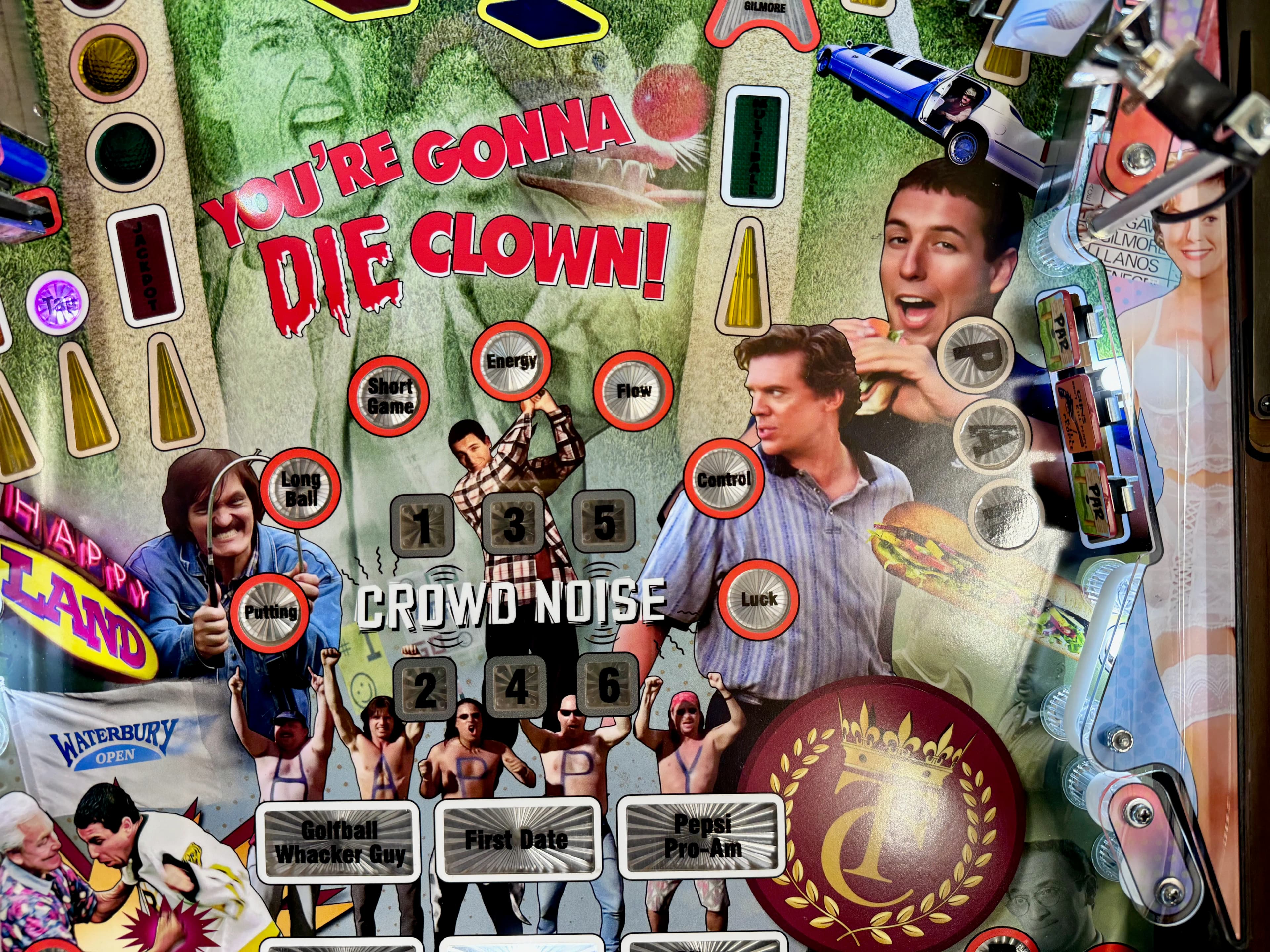 happy gilmore pinball reby hardy