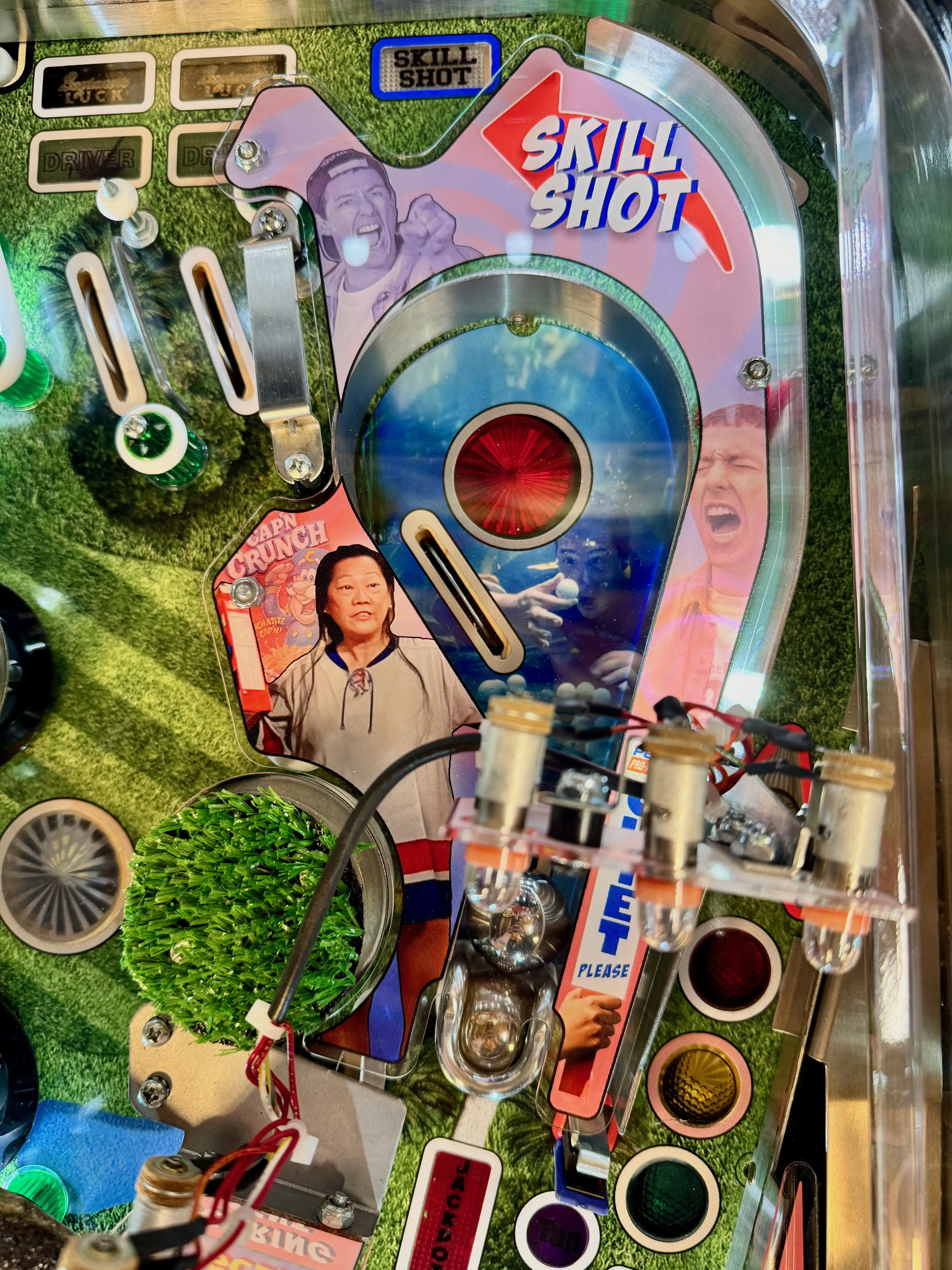 happy gilmore pinball diving underwater