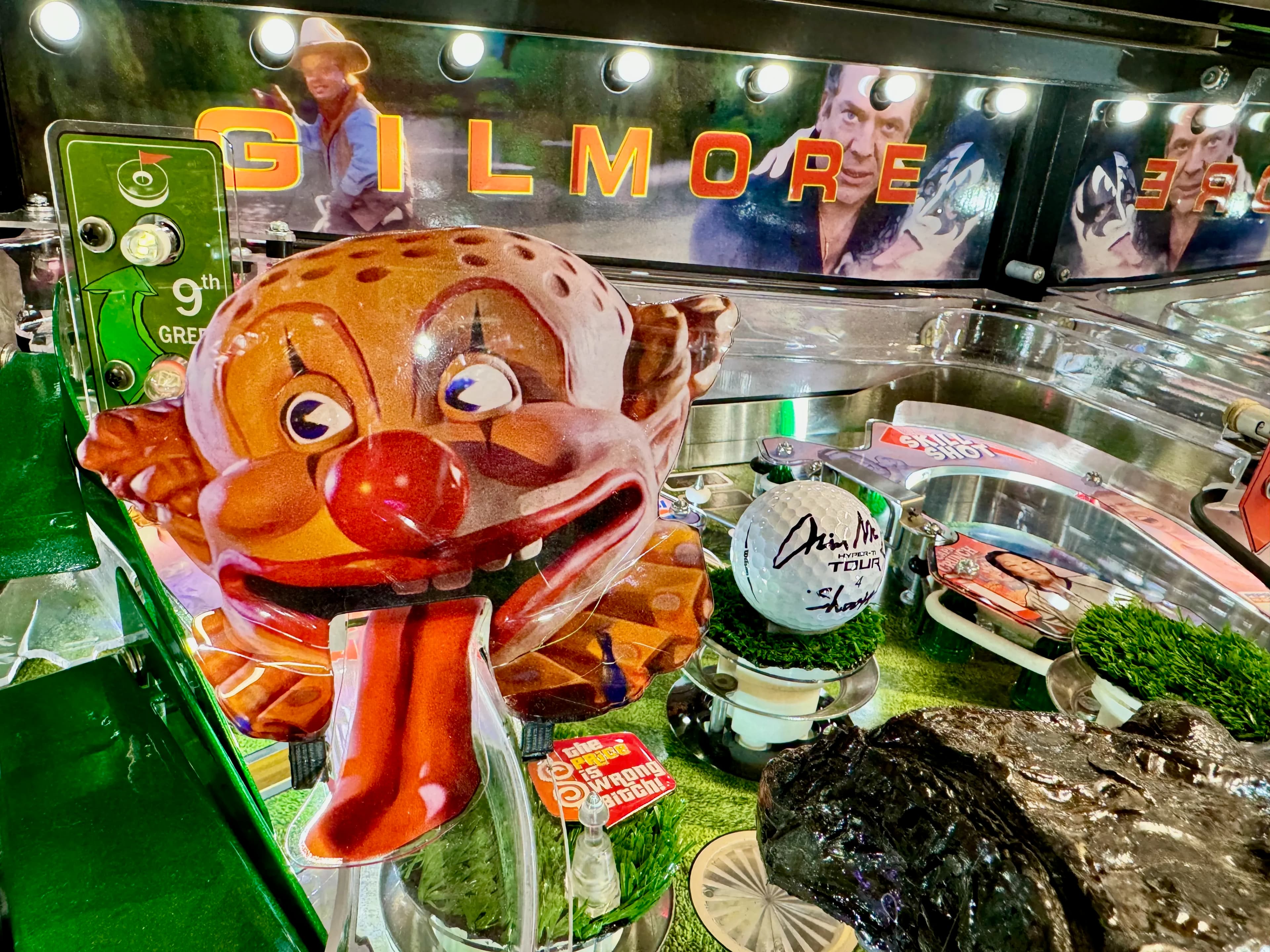 Gilmore Girls memorabilia with quirky cartoon character and signed golf ball