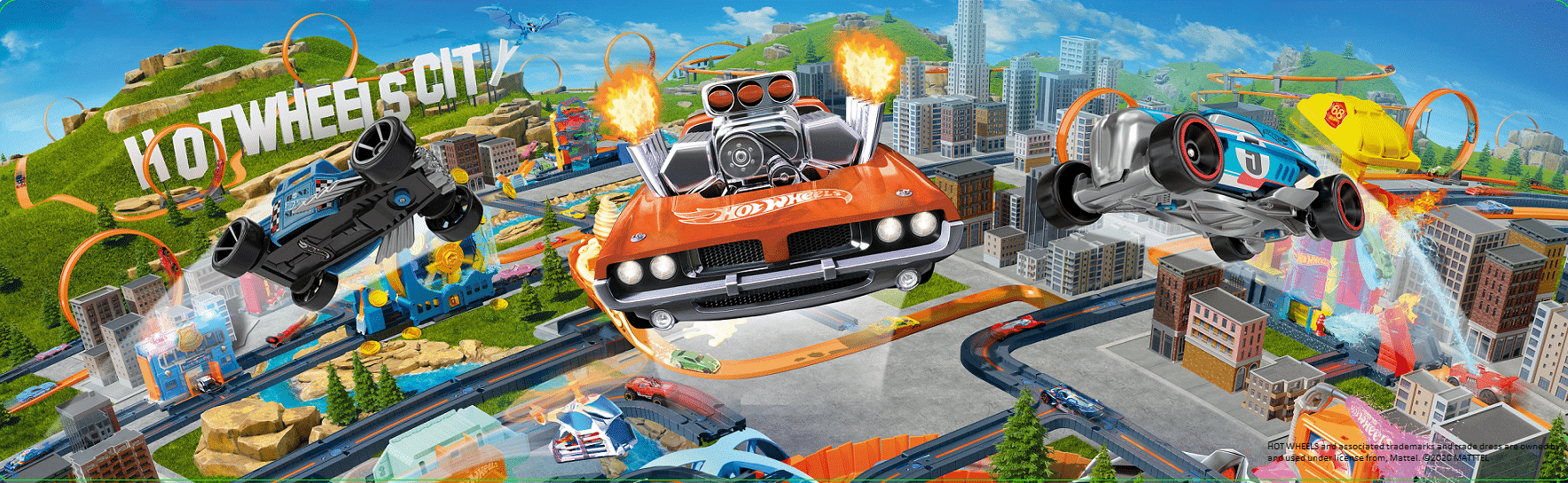 Hot Wheels pinball artwork
