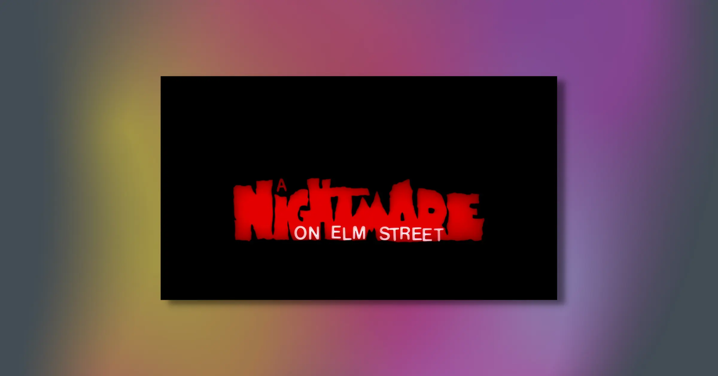 a nightmare on elm street horror pinball machine