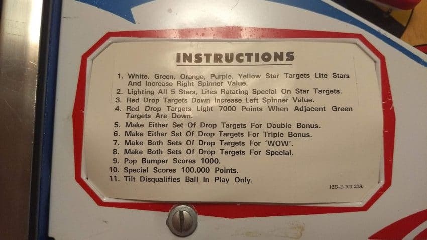 Instructions Card