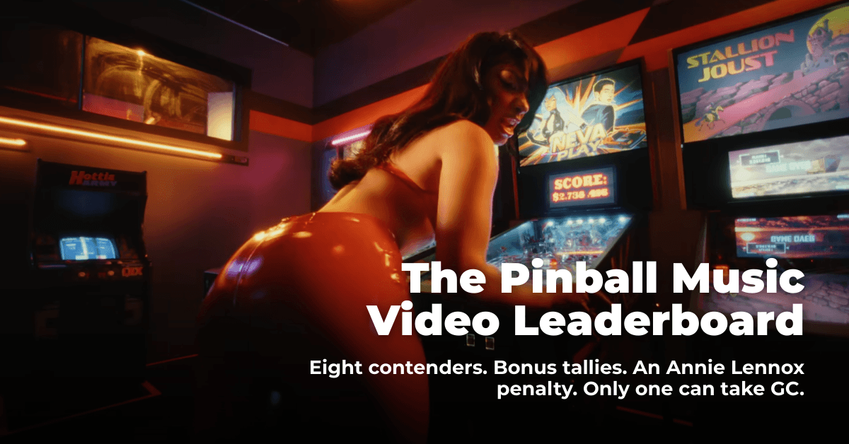 The Pinball Music Video Leaderboard