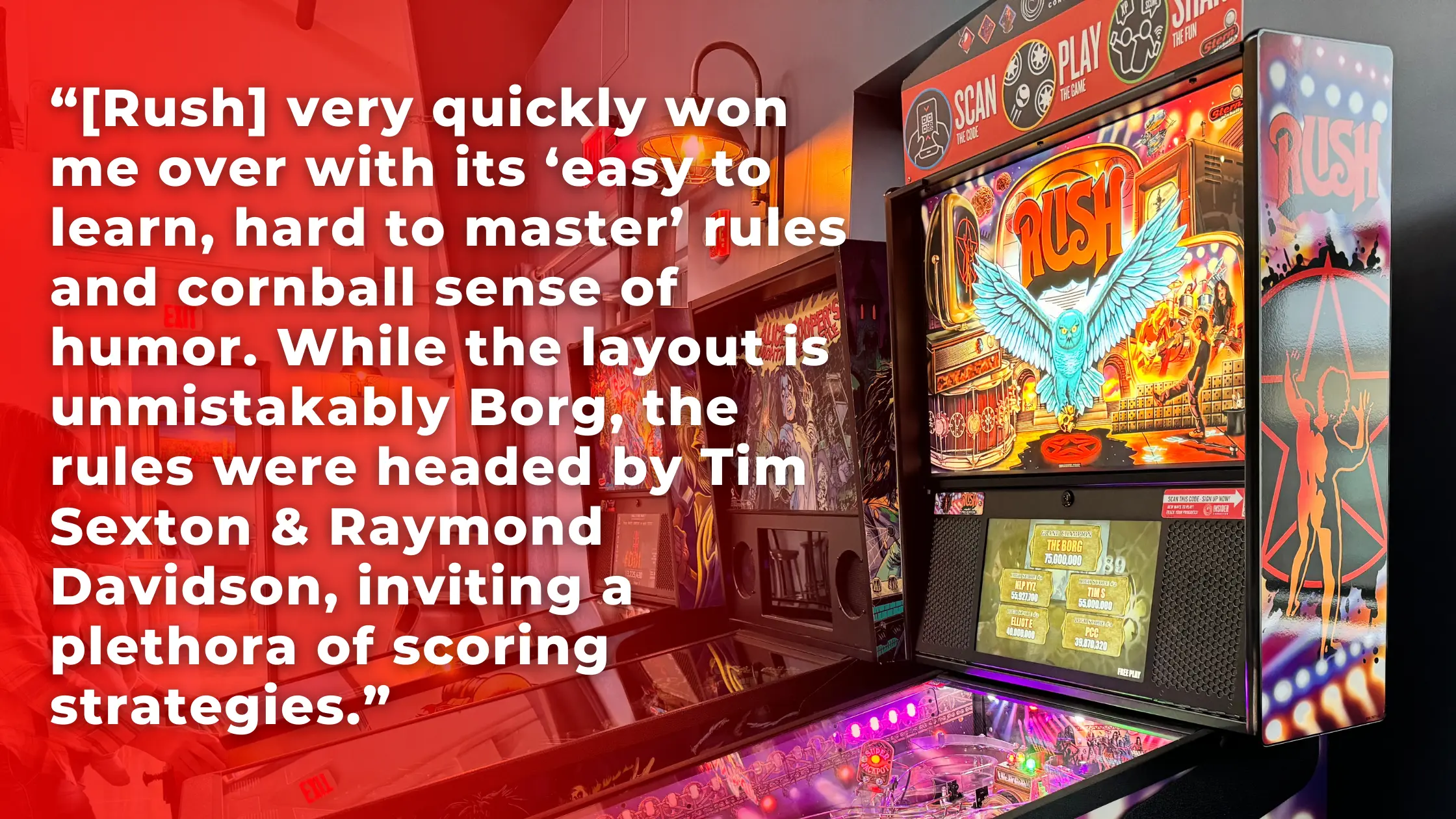 rush easy to learn hard to master rules