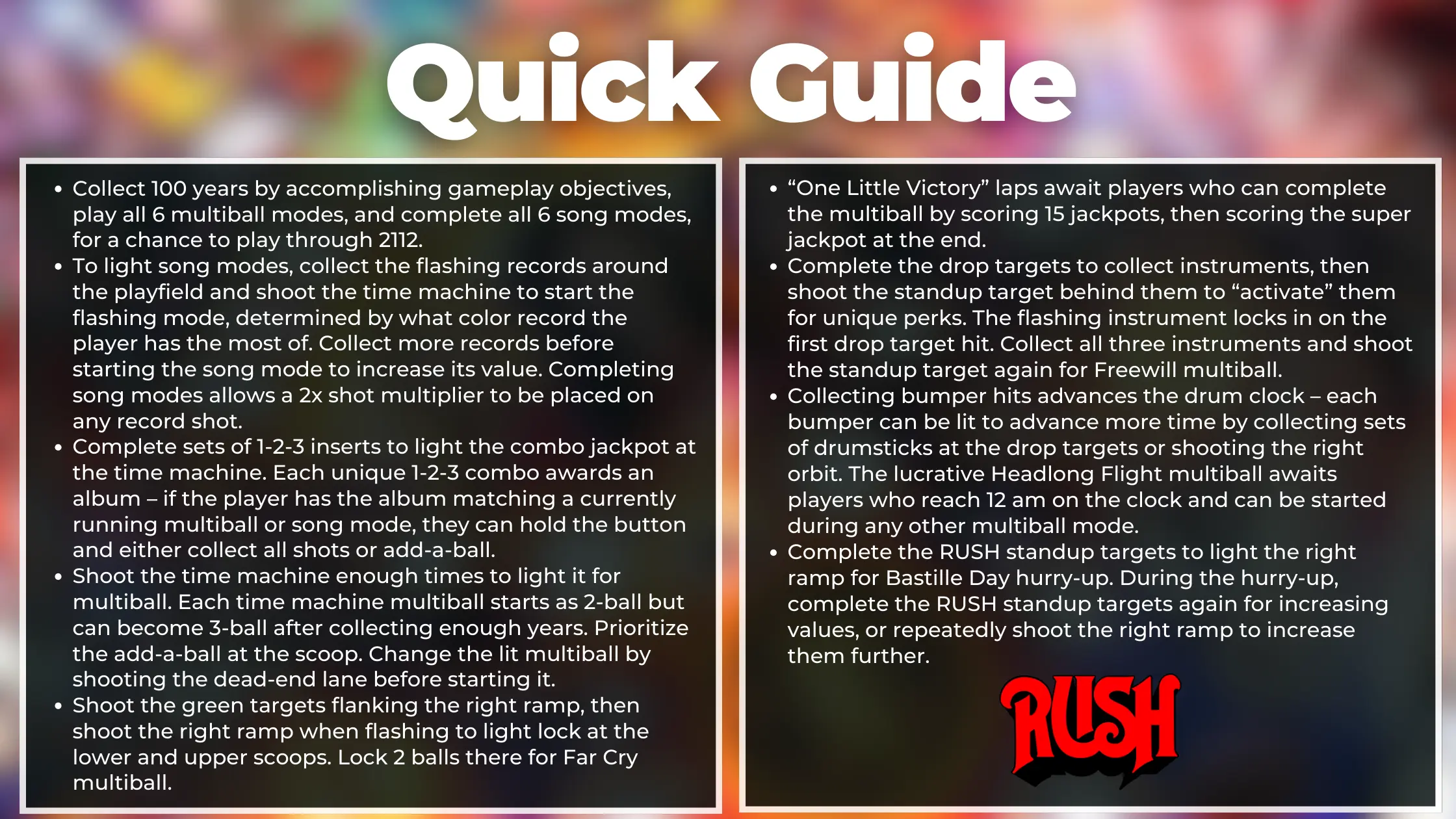 rush rules quick strategy guide