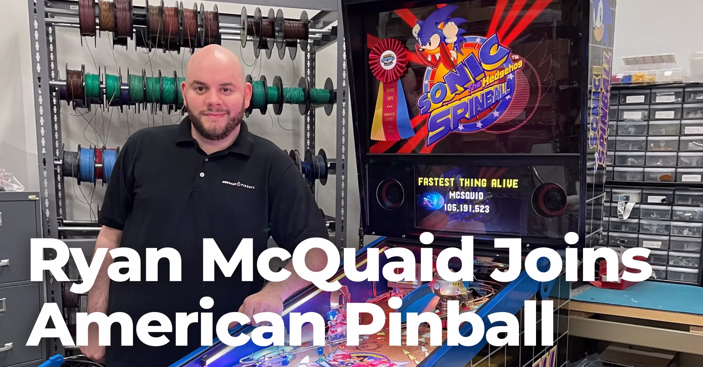 Ryan McQuaid Joins American Pinball