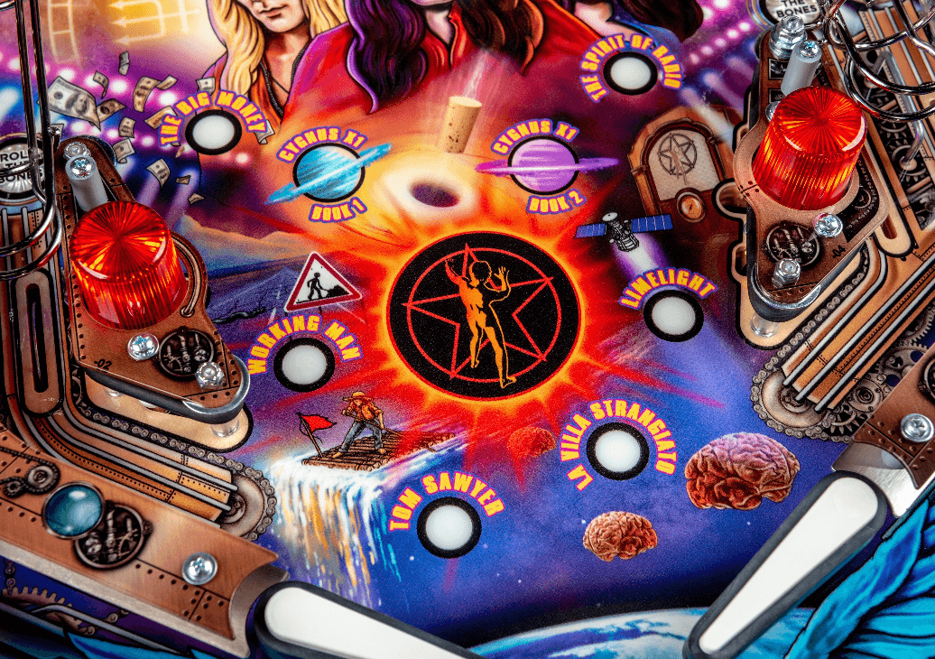 stern rush playfield art