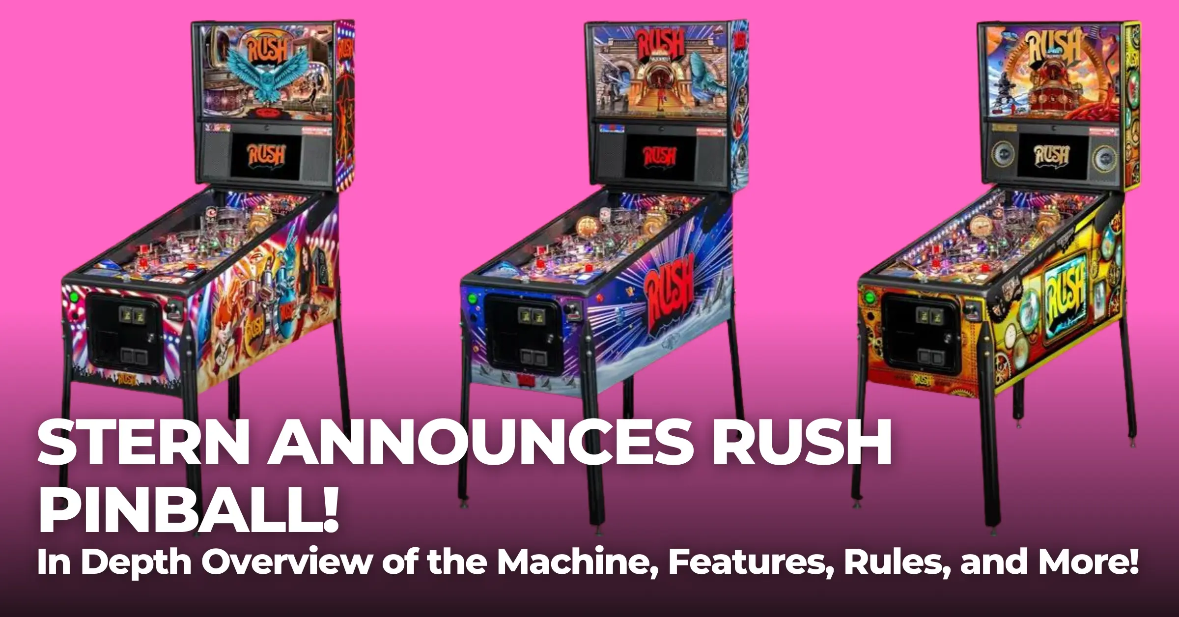 Stern Pinball Announces RUSH PINBALL!