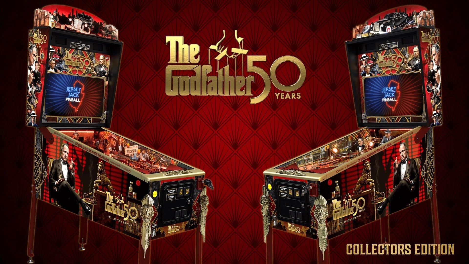 The Godfather 50th Anniversary Pinball Machine Collectors Edition