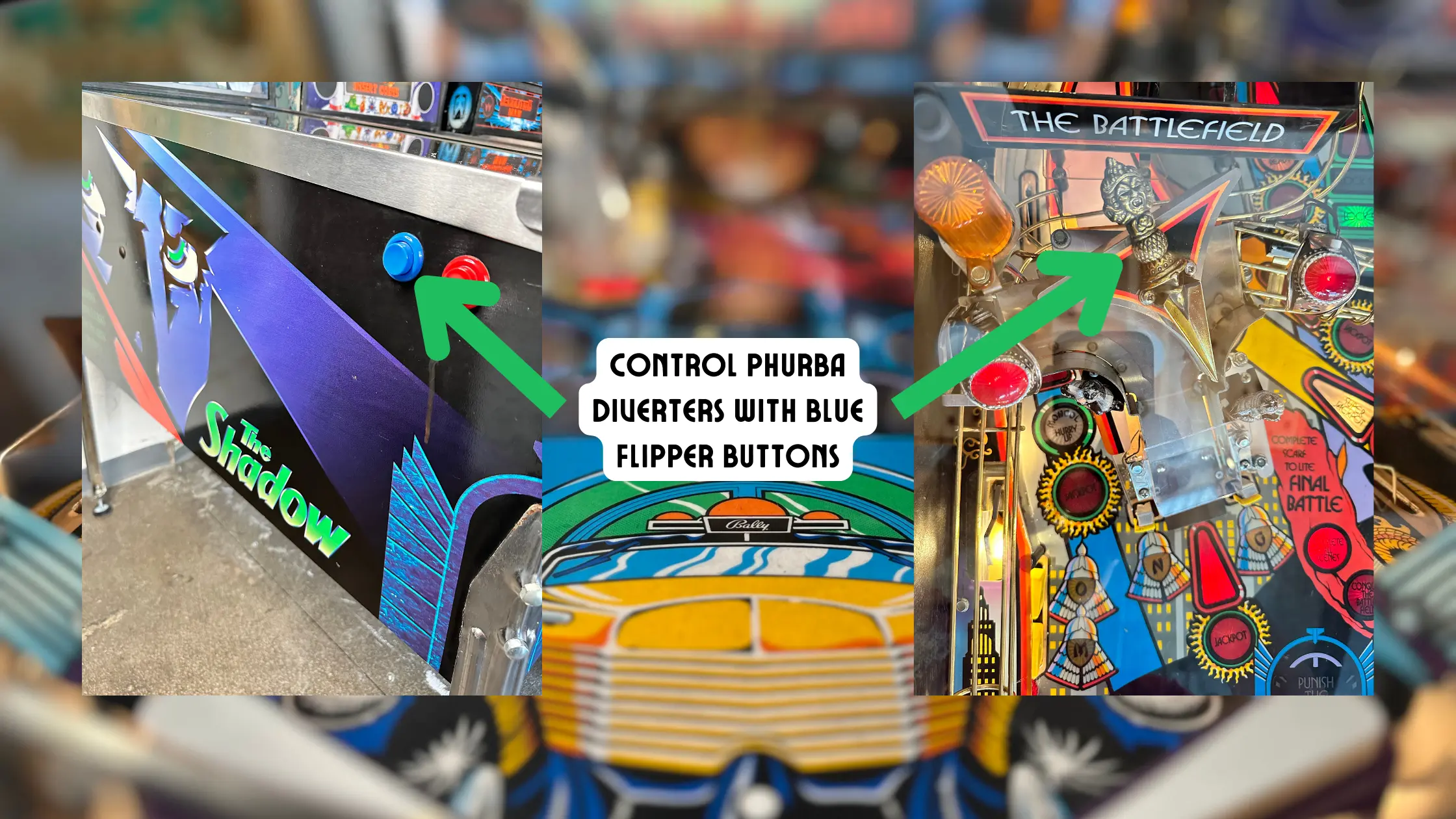 phurba diverters the shadow pinball