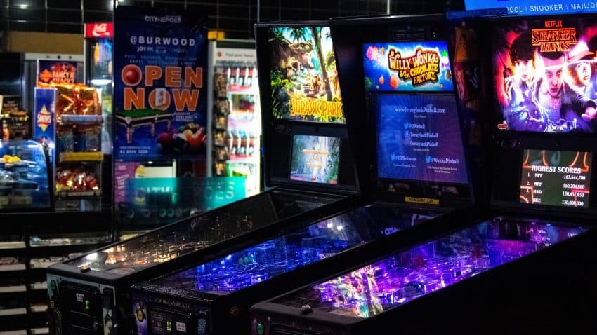 Modern pinball machines