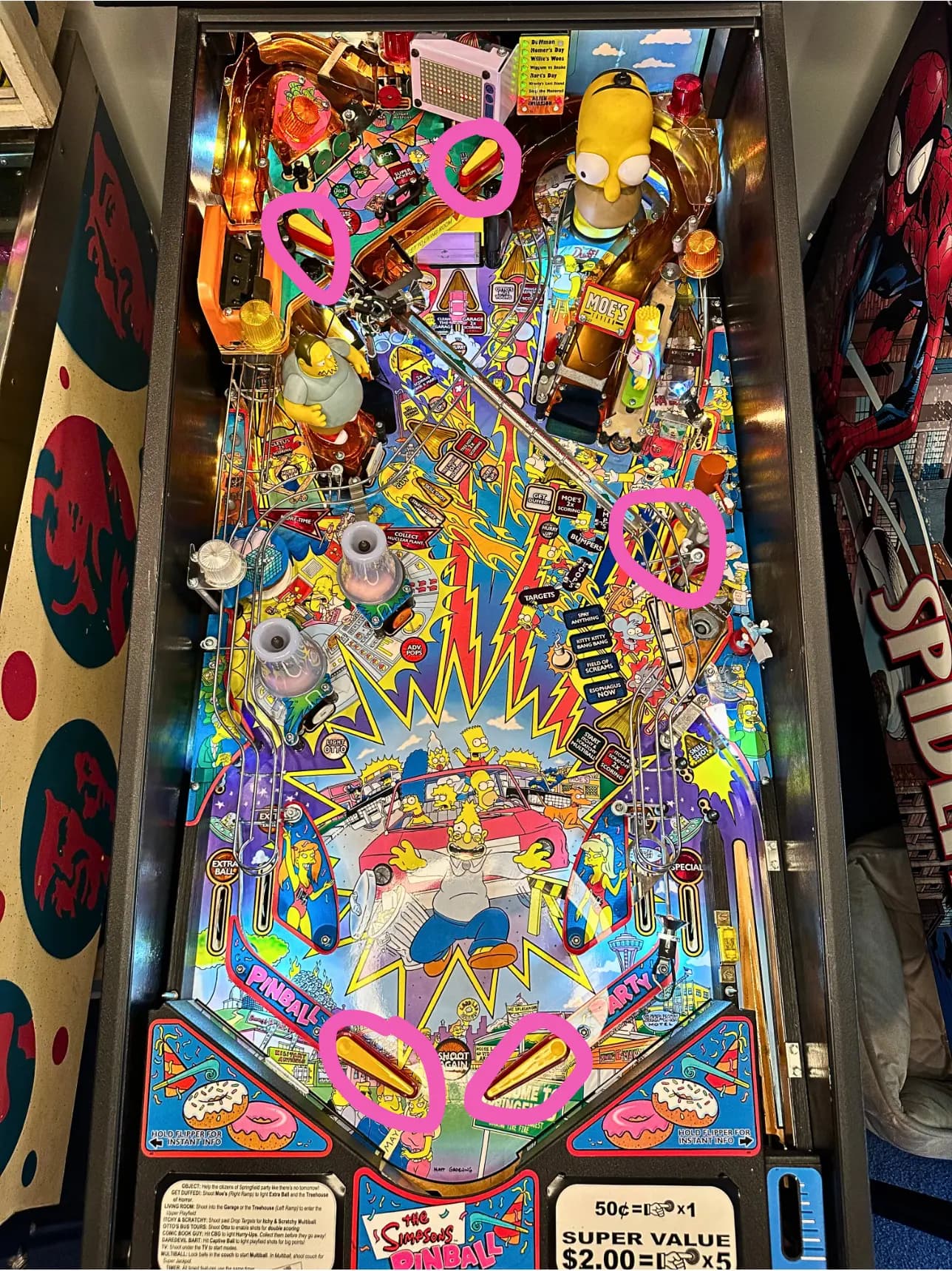the simpsons pinball party rules tutorial 5 flippers