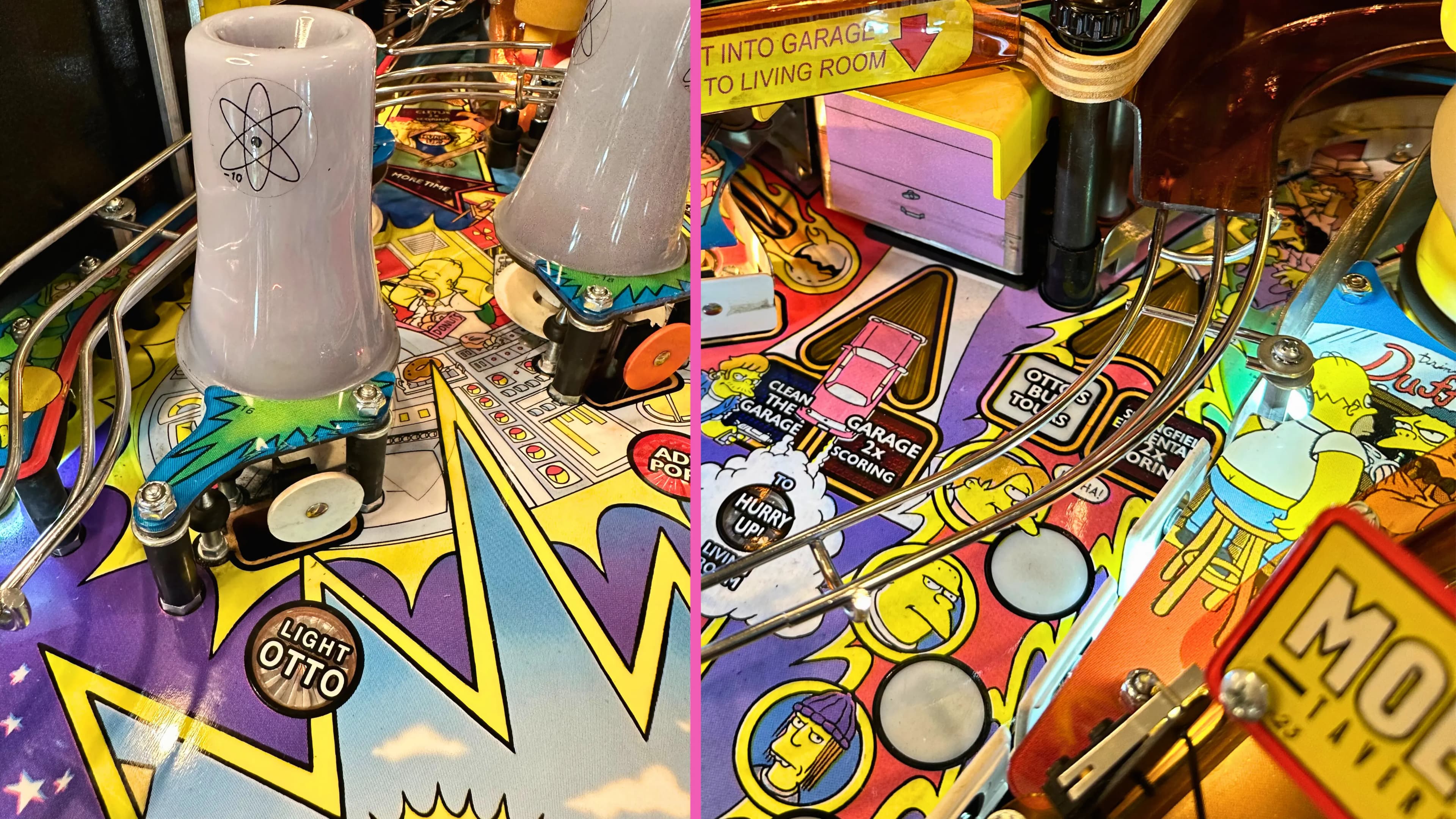 simpsons pinball party bus stop otto