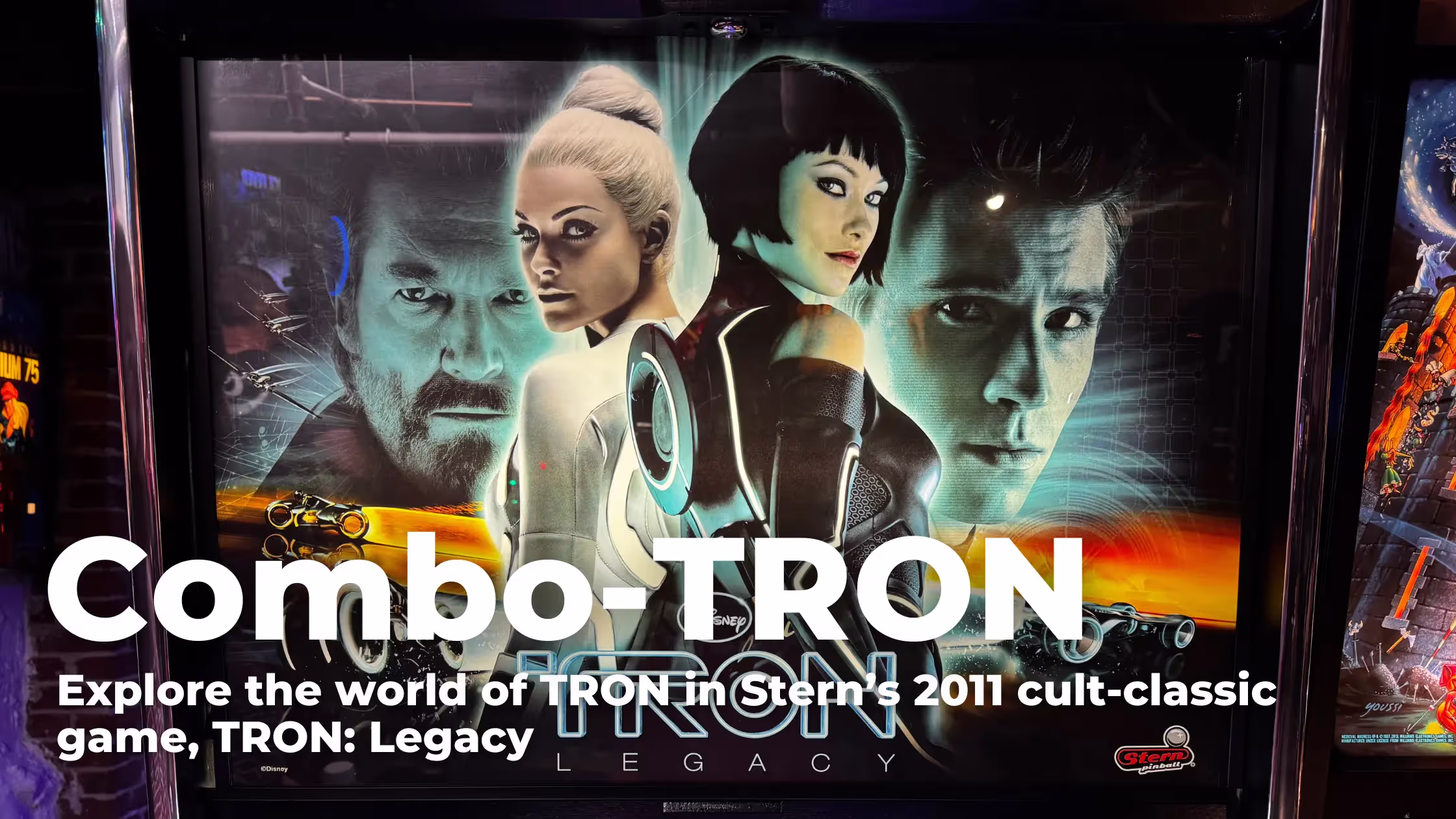 Combo-TRON: Explore the world of TRON in Stern’s 2011 cult-classic game, TRON: Legacy: