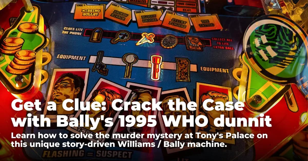 Get a Clue: Crack the Case with Bally's 1995 WHO dunnit